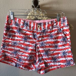 Lilly Pulitzer Fireworks Shorts